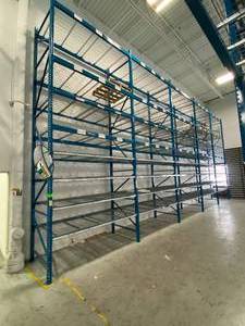 lot 2 image: 40 of 20 Tall SpaceRake Pallet Racking