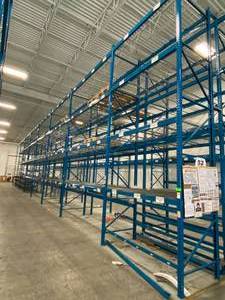 lot 4 image: 92 of 20 Tall SpaceRak Pallet Racking