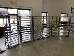 lot 8 image: Lot of 6 Modular Shelving Units