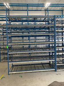 lot 9 image: 10 x 8 Shelving Unit.