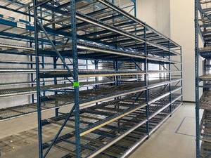 lot 11 image: 10 Tall x 24 Wide Shelving