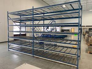 lot 13 image: 16 wide x 10 tall Shelving Unit