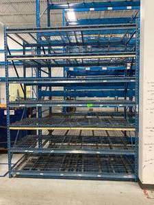 lot 14 image: 8 wide x 10 tall Shelving Unit