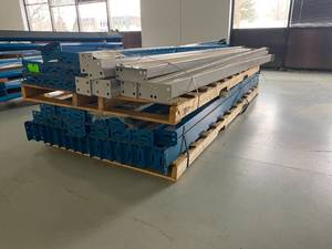 lot 27 image: 2 Pallets of SpaceRack Beams