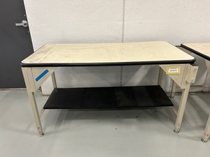 lot 65 image: Steel Frame Table 60x30