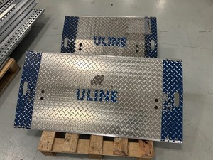 lot 75 image: Lot of 2 - Uline Dock Plates