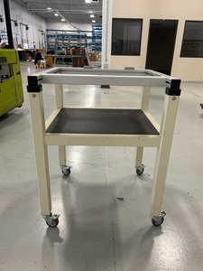 lot 77 image: Steel Framed Rolling Cart