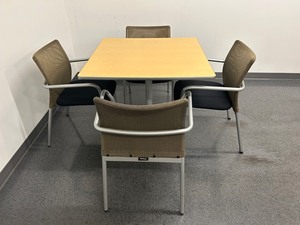 lot 93 image: Break Room Table and 4 Chairs