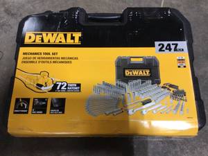 lot 6 image: DEWALT Mechanics Tool Set (247-Piece), Open Box, Review all pictures