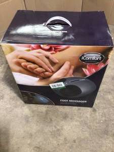 lot 16 image: iComfort Foot Massager - Kneading With attachable Calf Air Bag, Customer Returns Review all pictures