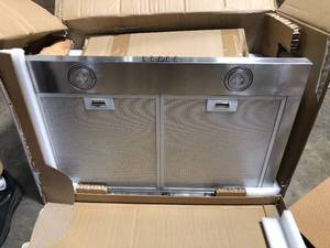 Vissani 30 in. W Convertible Wall Mount Range Hood with 2 Charcoal Filters in Stainless Steel, Open Box, review all pictures