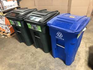 Mix Lot of assorted Garage Bins, Review all pictures, Lot of 3