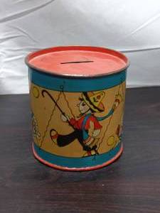 lot 16 image: Vintage Ohio Art Co. 16101 Tin Bank