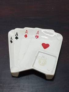 lot 24 image: Vintage Artmark Poker Ashtray