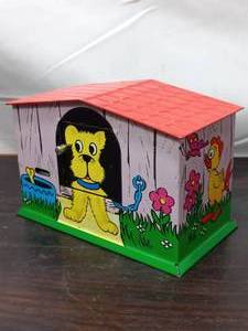 lot 64 image: Vintage Mechanical Doghouse  Bank