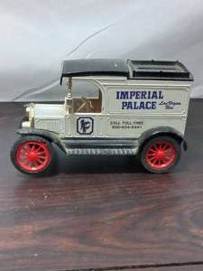 lot 75 image: Vintage ERTL  Ford 1913 Model T Van Imperial Palace Bank