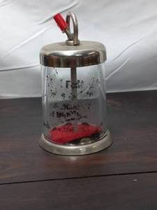 lot 80 image: Vintage Glass Federal Saving And Loan Association Advertising Coin Bank