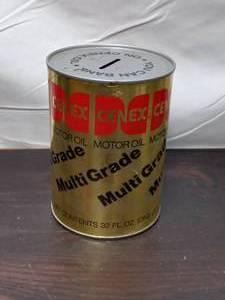 lot 85 image: Vintage Cenex Oil Can Bank