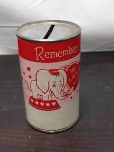 lot 98 image: Vintage The First National Bank Of Stillwater Can Bank