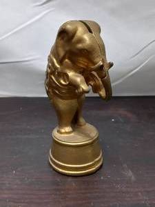 lot 111 image: Vintage Cast Iron Circus Elephant Bank