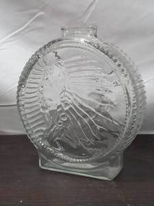 lot 114 image: Vintage Anchor Hocking Buffalo Nickle Glass Bank