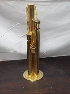 lot 119 image: Vintage Metal Coin Tower