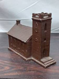 lot 143 image: Vintage Little Brown Church In The Vale Coin Bank