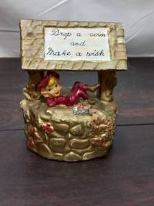 lot 149 image: Vintage Ceramic Wishing Well Coin Bank