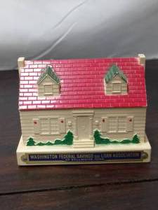 lot 154 image: Vintage Washington Savings And Loan Association Of Stillwater Minnesota Advertisement Coin Bank