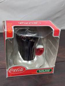 lot 158 image: Coca-Cola Blown Glass Collection Ice Cold Coca-Cola Ornament