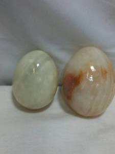 lot 182 image: Two Stone Eggs