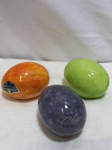 lot 183 image: Three Stone Eggs