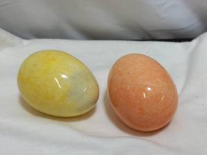 lot 184 image: Two Stone Eggs