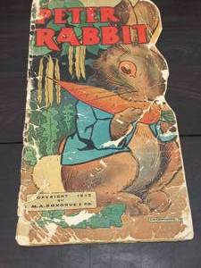 lot 191 image: Antique 1913 Edition Of Peter Rabbit Kids Book
