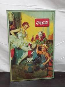 lot 198 image: Vintage 1990 Coca-Cola Sign
