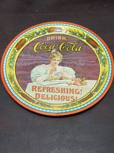 lot 205 image: Vintage 1977 Coca-Cola 75th Anniversary Tray