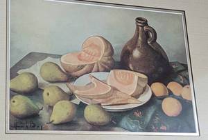 lot 66 image: Three Framed Still Life Prints