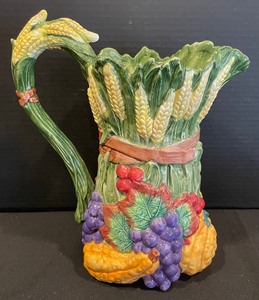 lot 116 image: Fantastic Fruit Themed Serving Pieces by Department 56 and Fitz & Floyd and More