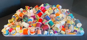 lot 134 image: Thread Spool Galore