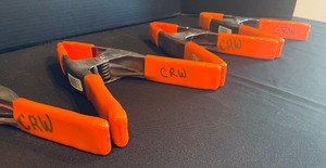 lot 133 image: 4 Large Utility Clamps