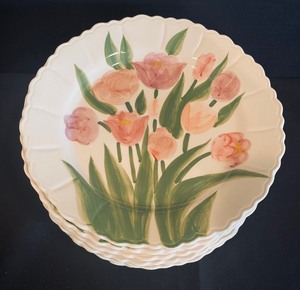 lot 135 image: 10 Herman Dodge Homestead Collection Floral Themed AppetizerPlates