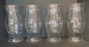 lot 162 image: 8 Hurricane Lamp Chimneys