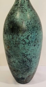lot 176 image: Decorative Metal Vase from India