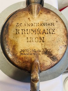 lot 192 image: Two Nordic Ware Krumkaka Irons, Cookie Cutters and More