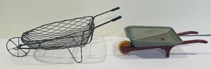lot 198 image: Wheelbarrows Galore- Fun Collection of Miniature Wheelbarrows