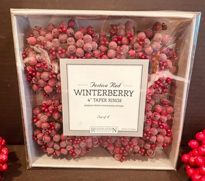 lot 308 image: Bright and Beautiful Berry Candle Surrounds
