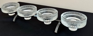 lot 10 image: Four Piece Vintage Bostrm  Original Swedish Candle Holder