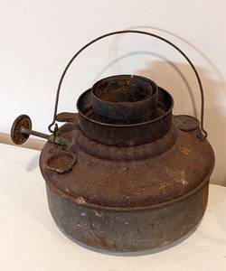 lot 78 image: Pair of Vintage Kerosene Lamps