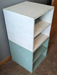 lot 252 image: Pair of Painted Wood Storage Boxes