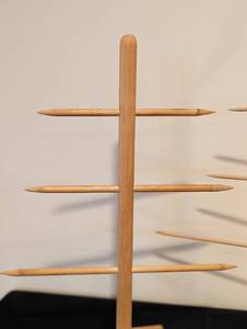 lot 273 image: Pair of Wood Dowel Trees